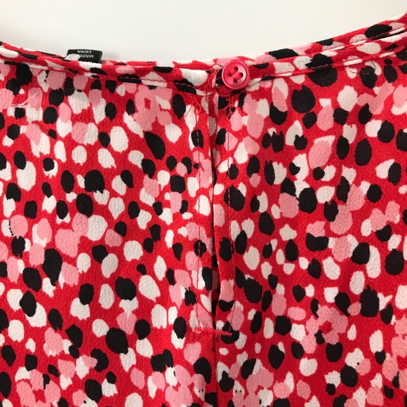 Talbots Dots Sleeveless Peplum Blouse - Picture 2 of 11